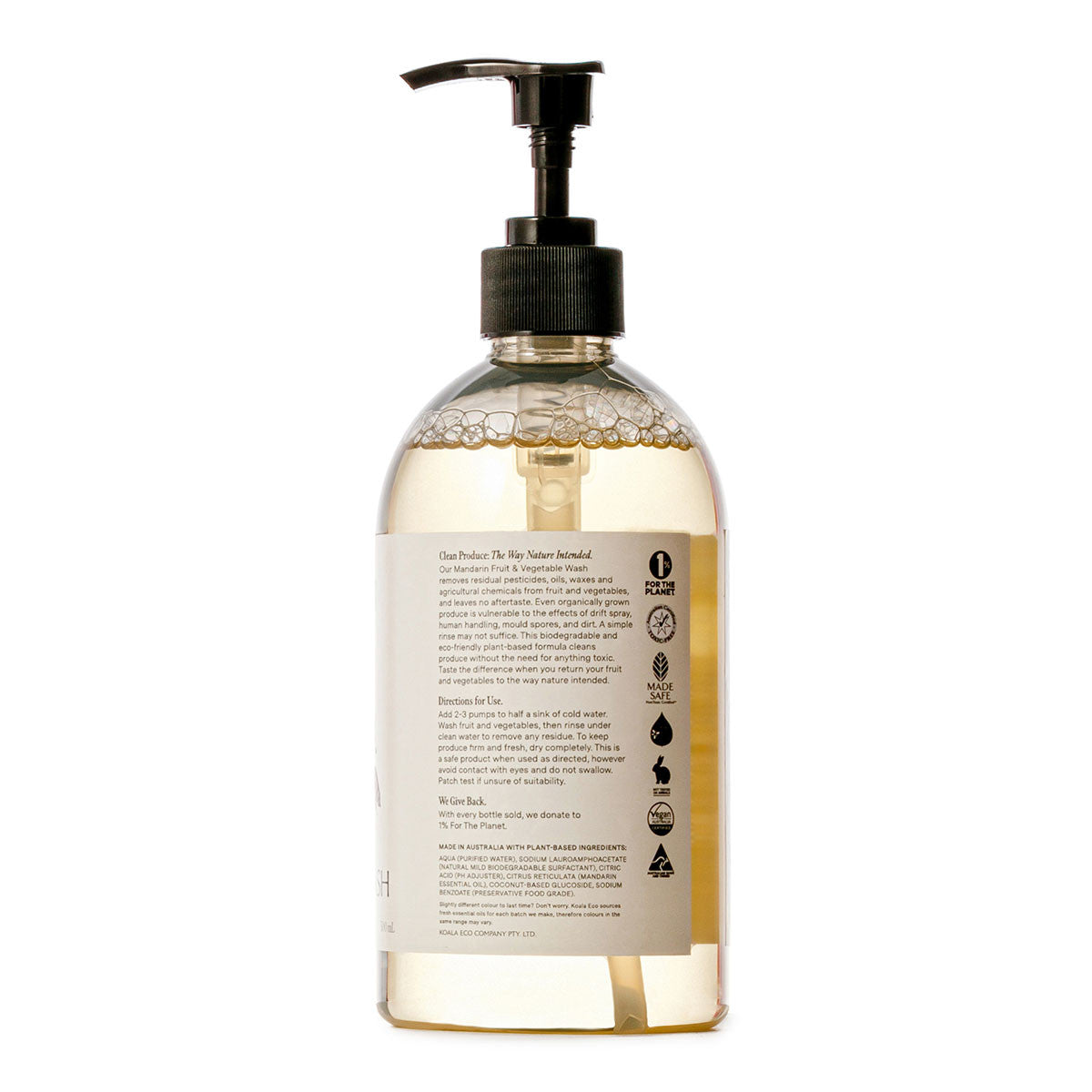 Koala Eco Natural Fruit & Vegetable Wash - Mandarin _2