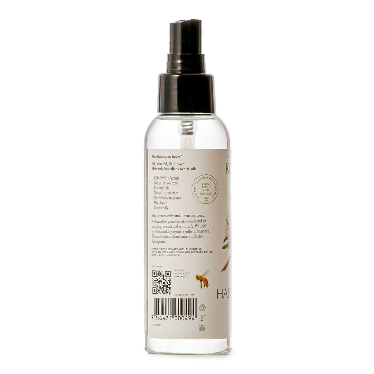 Koala Eco Natural Hand & Surface Sanitiser Rosalina & Peppermint _2