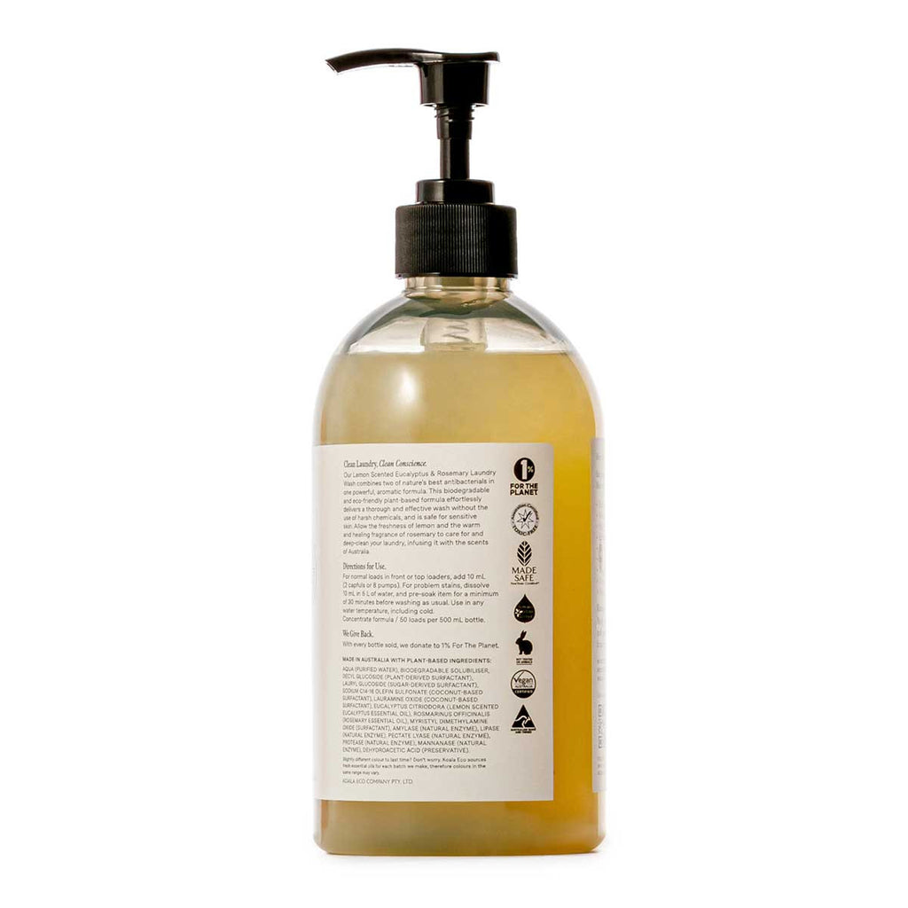 Koala Eco Natural Laundry Wash Lemon Scented Eucalyptus & Rosemary _2
