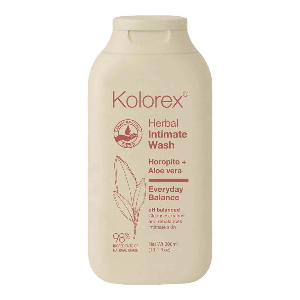 Kolorex Herbal Intimate Wash bottle on a white background