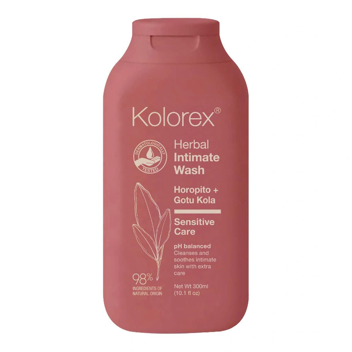 Kolorex Herbal Intimate Wash bottle on a white background