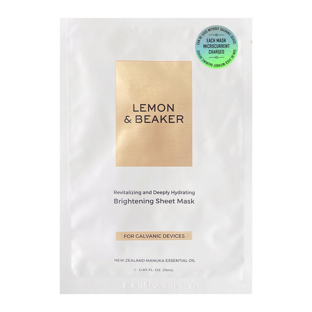 Lemon and Beaker Galvanic Brightening Sheet Mask_1