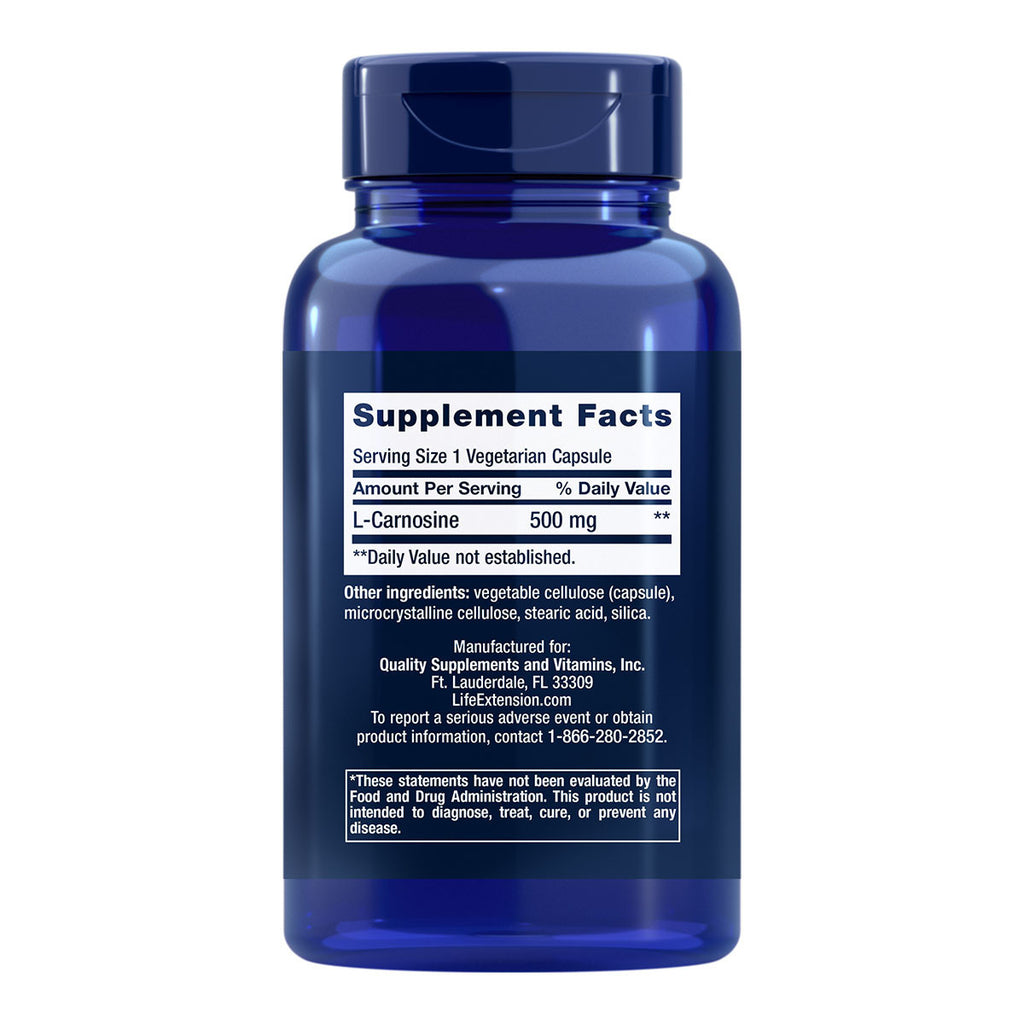 Life Extension Carnosine 500mg_2
