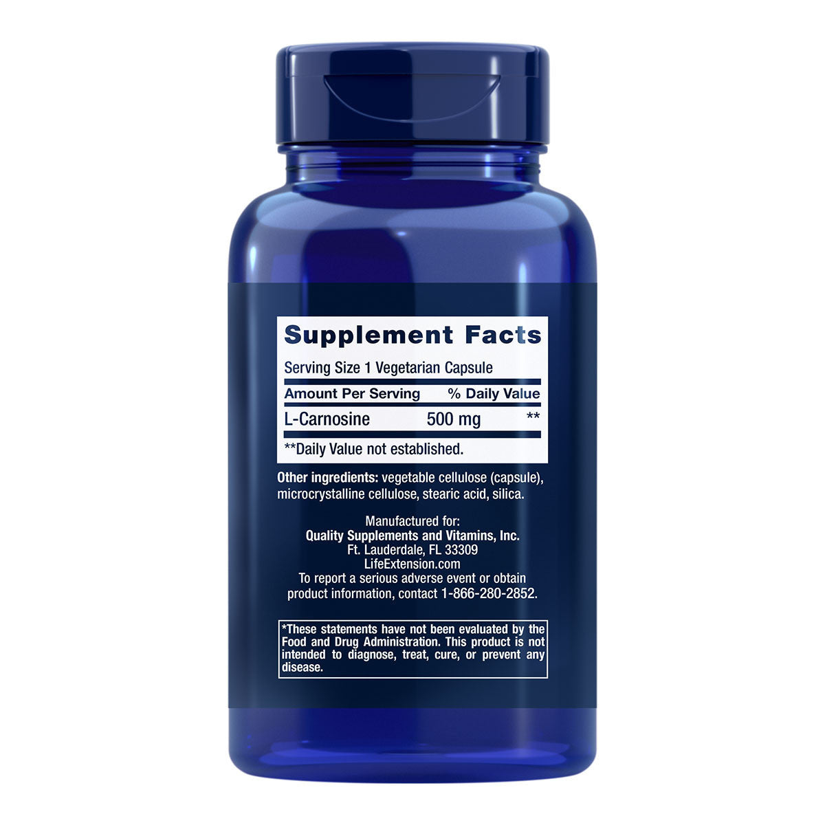 Life Extension Carnosine 500mg_2