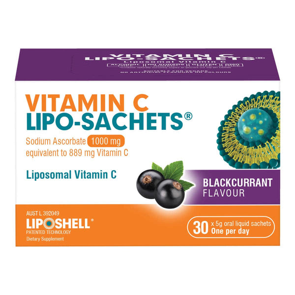 Vitamin C Lipo-Sachets Blackcurrant 1000mg