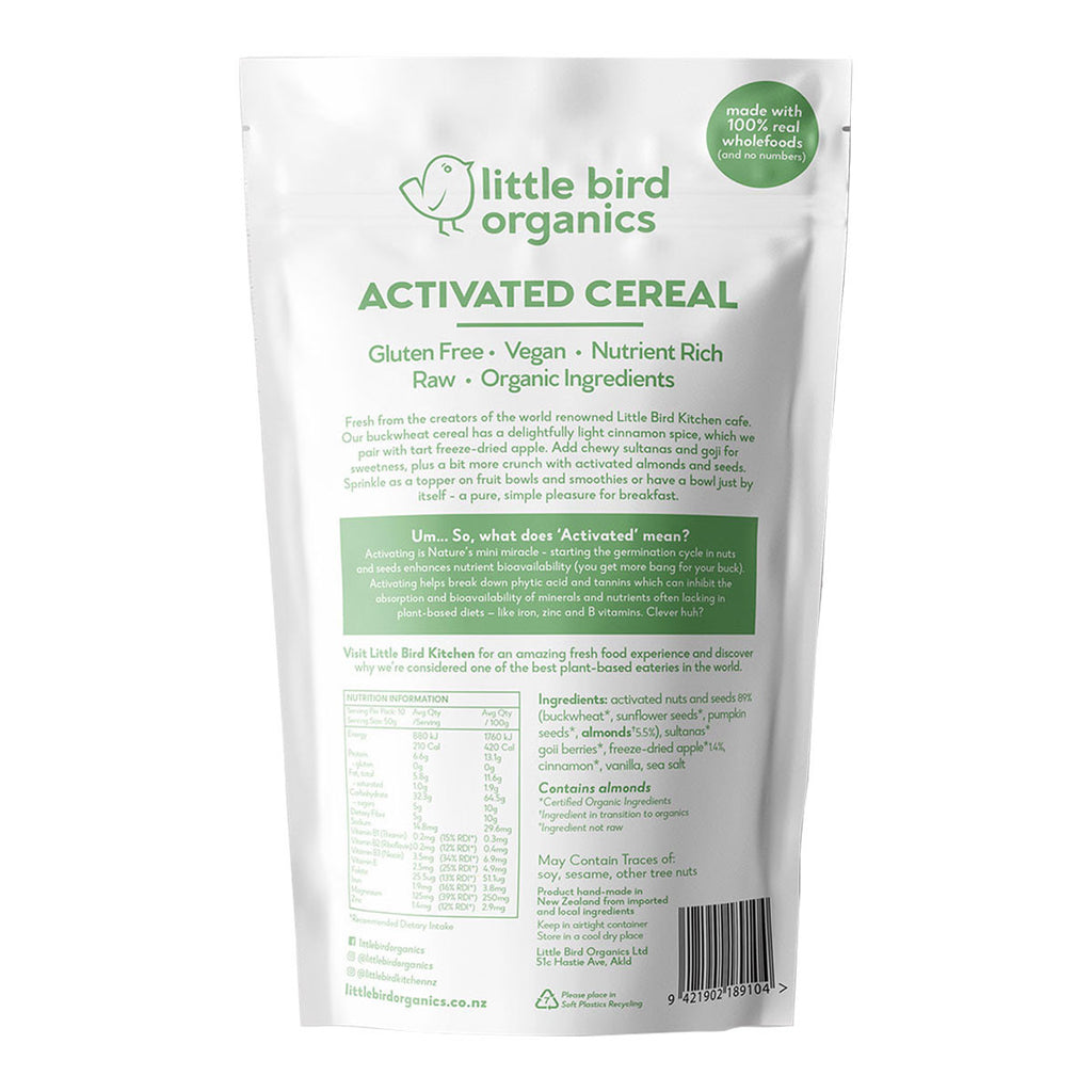 Little Bird Organics Activated Granola - Spiced Apple and Almond Sprinkles_2