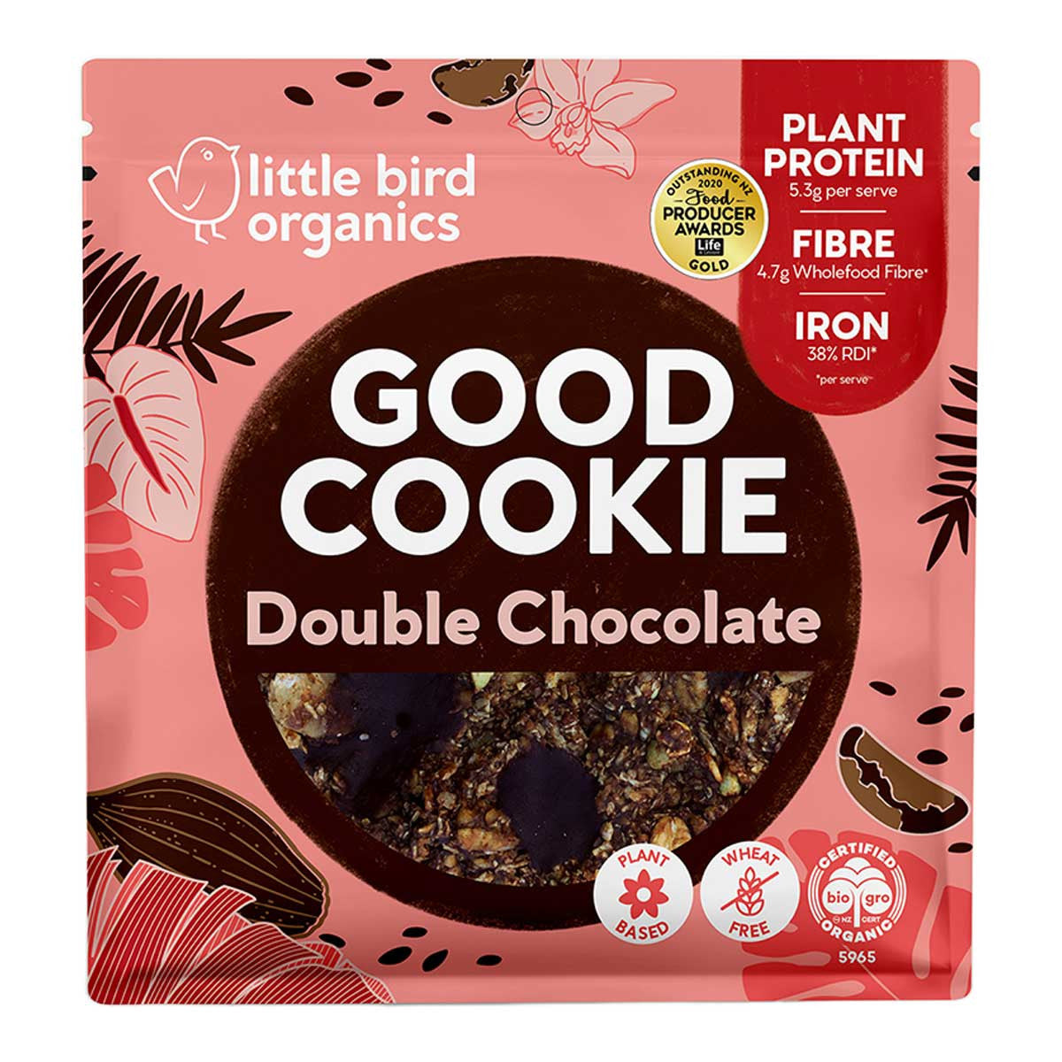 Little Bird Organics Good Cookie - Double Chocolate Chip_1