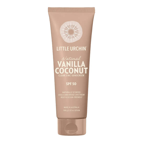 Natural Clear Zinc Sunscreen SPF 50 - Vanilla Coconut