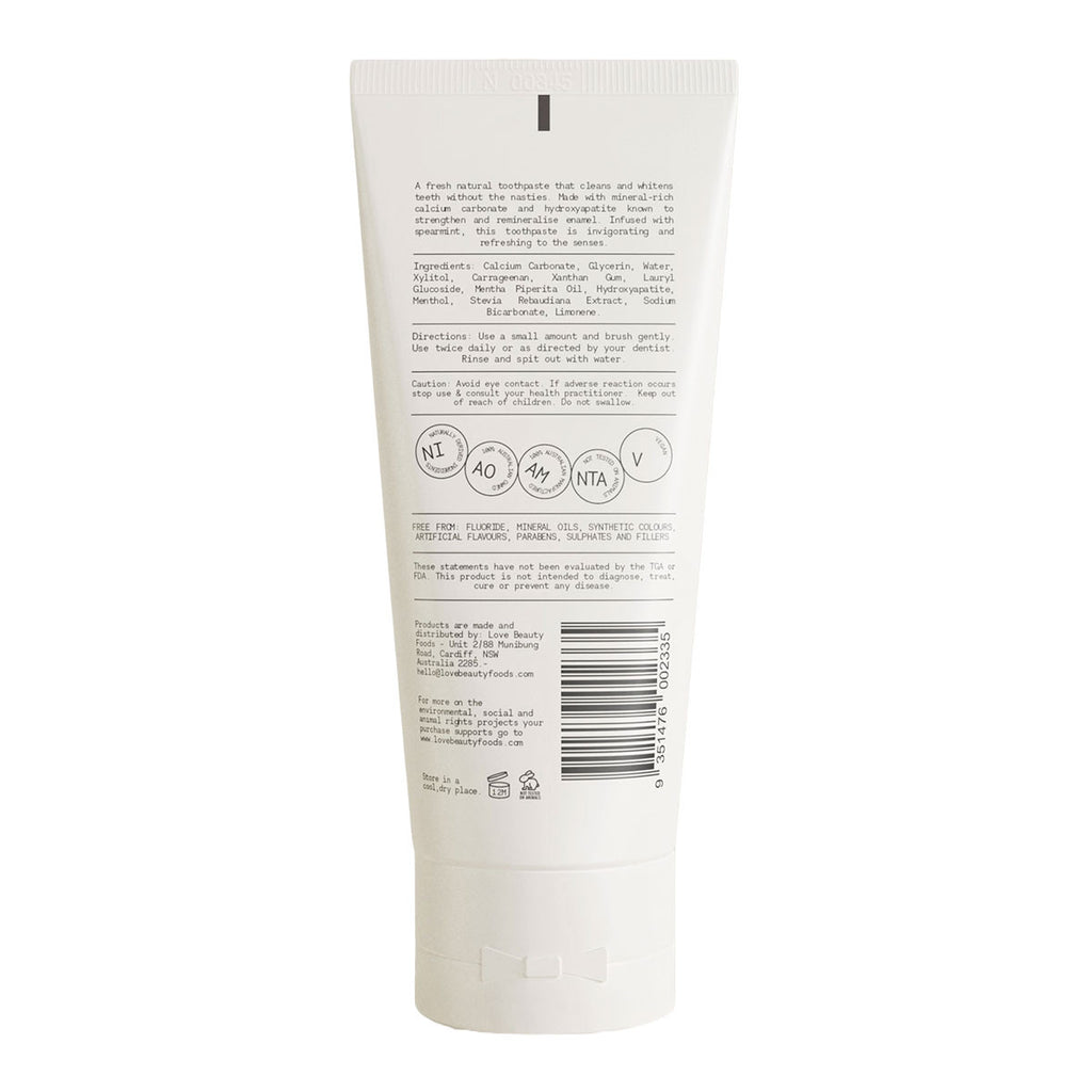 Love Beauty Foods Natural Toothpaste - Bright White _2