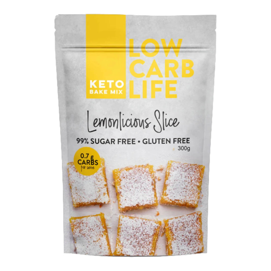 Keto Bake Mix Lemonlicious Slice
