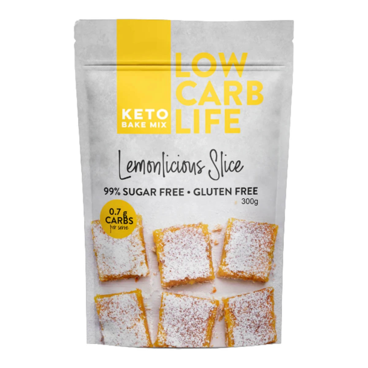 Keto Bake Mix Lemonlicious Slice