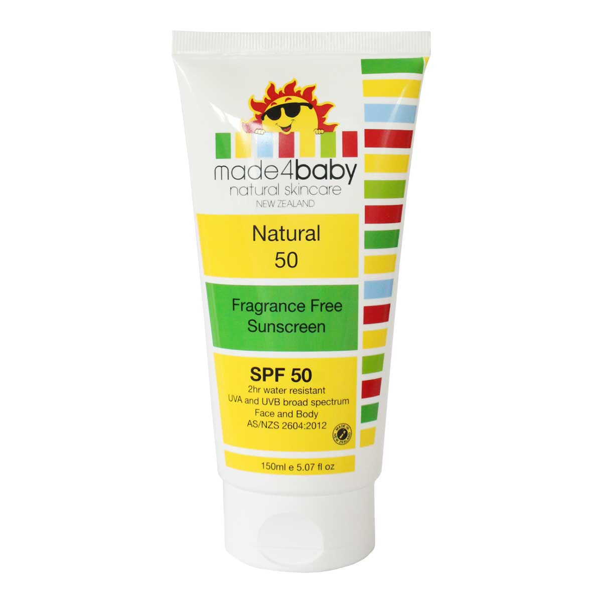 made4baby Natural Fragrance Free Sunscreen SPF 50+ _1