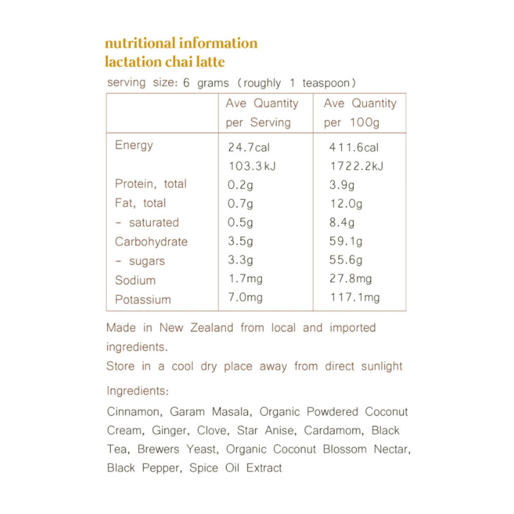 Mammas Milk Bar Chai Latte Lactation Cafe Style Chai_2