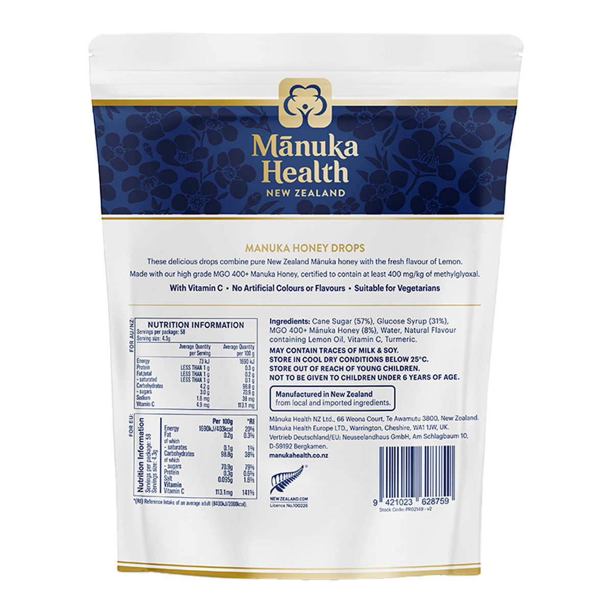 Manuka Health Manuka Honey Drops - Lemon _4