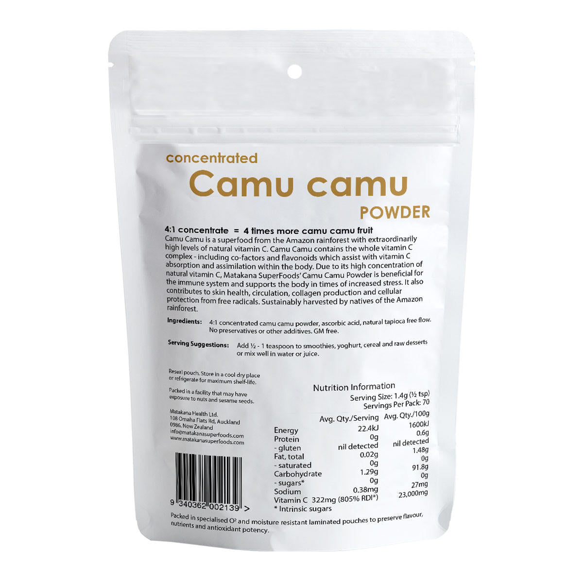Matakana Superfoods Concentrated Camu Camu Powder_2