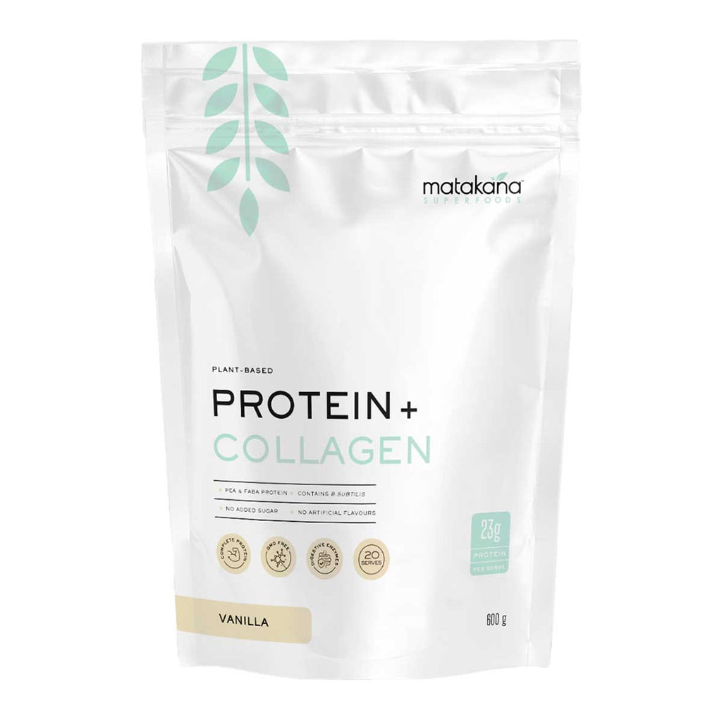Matakana Superfoods Plant Based Protein + Collagen - Vanilla _1