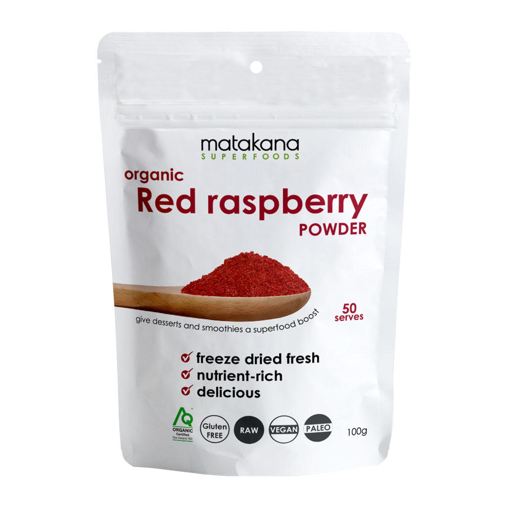 Matakana Superfoods Red Raspberry Freeze Dried Powder_1