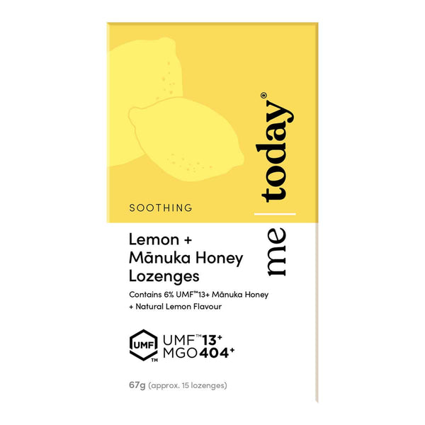 Lemon + Mānuka Honey Lozenges