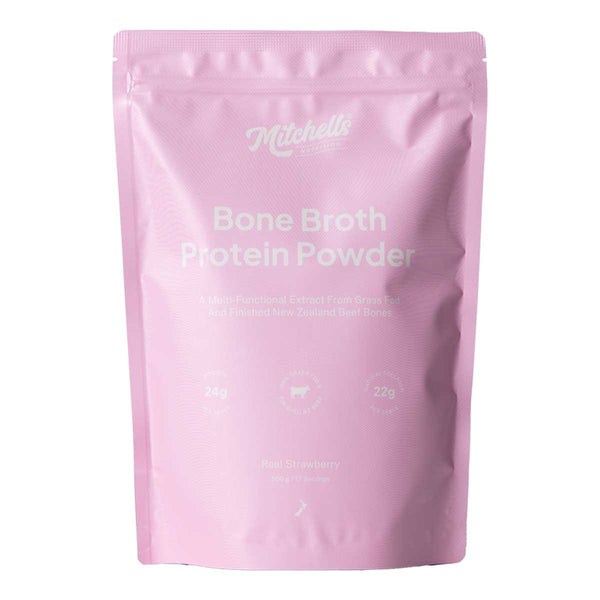 Bone Broth Protein Powder - Real Strawberry