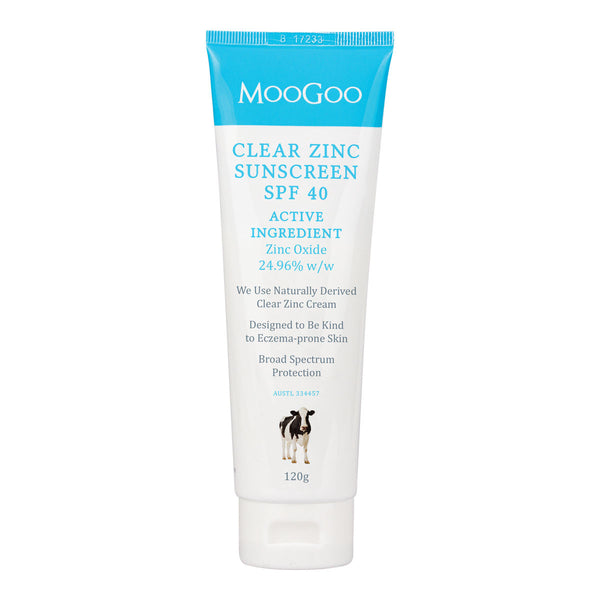Clear Zinc Sunscreen SPF40