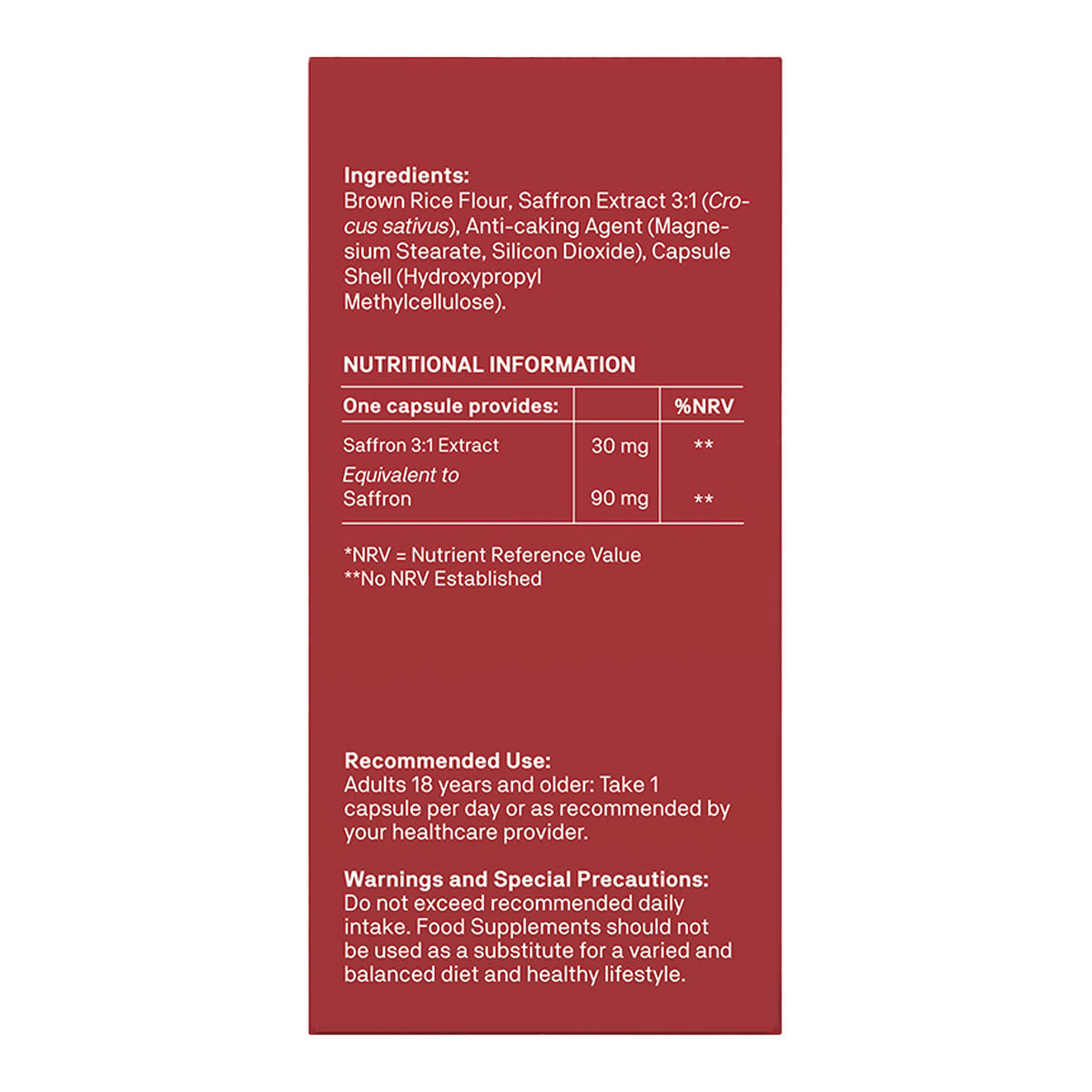 Natroceutics Saffron Bioactive _4