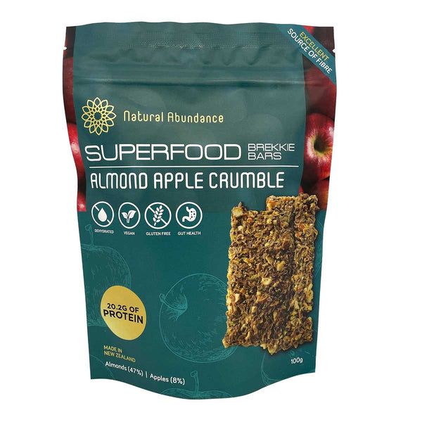 Superfood Brekkie Bars - Almond Apple Crumble