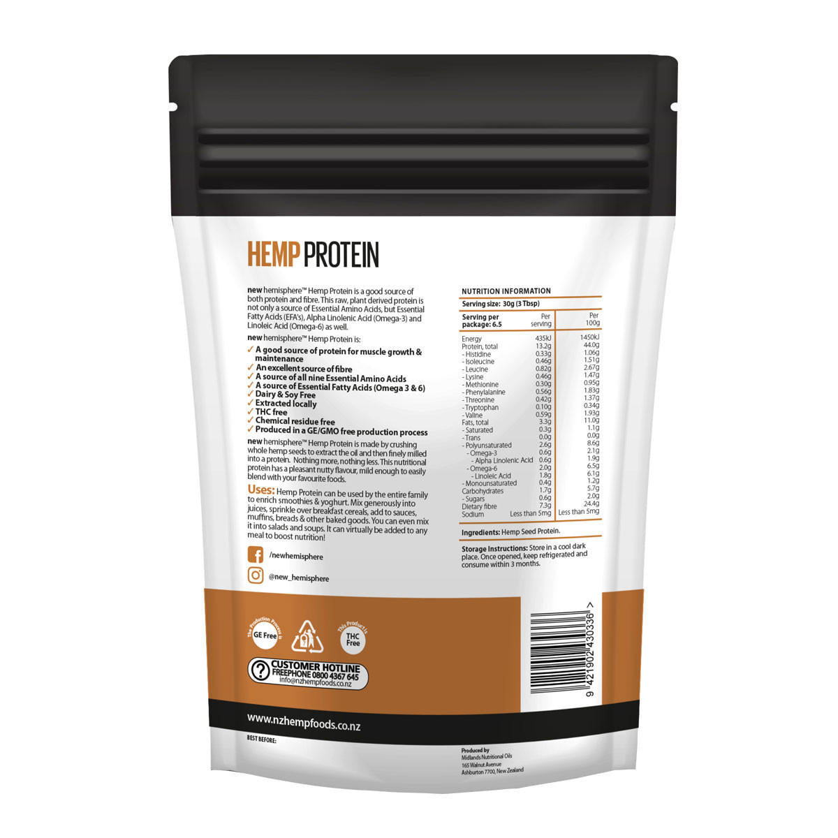 new hemisphere Hemp Protein Plant Based_2