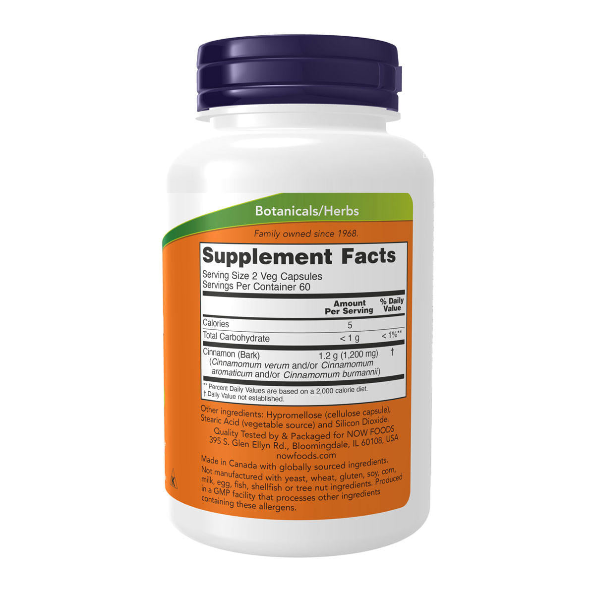NOW foods Cinnamon Bark 600mg_2