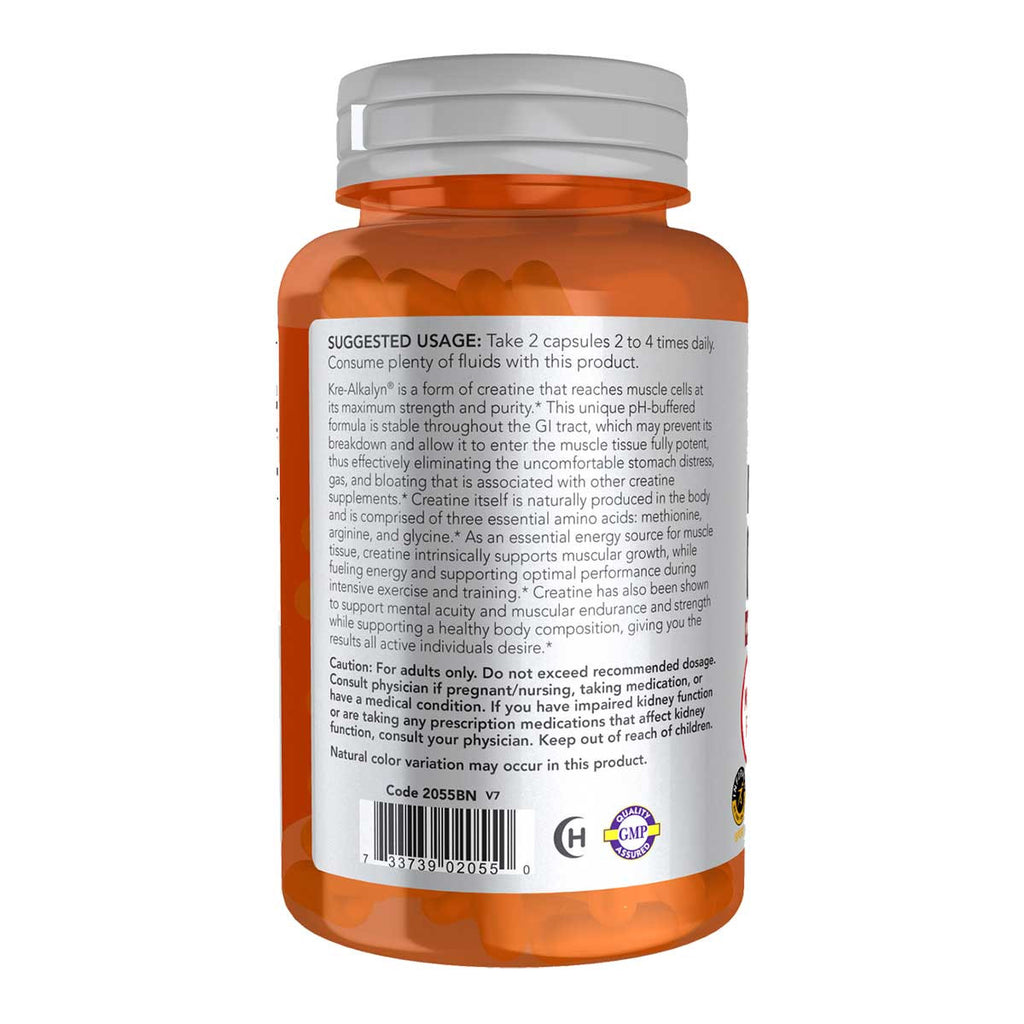 NOW foods Kre-Alkalyn Creatine 750mg _3