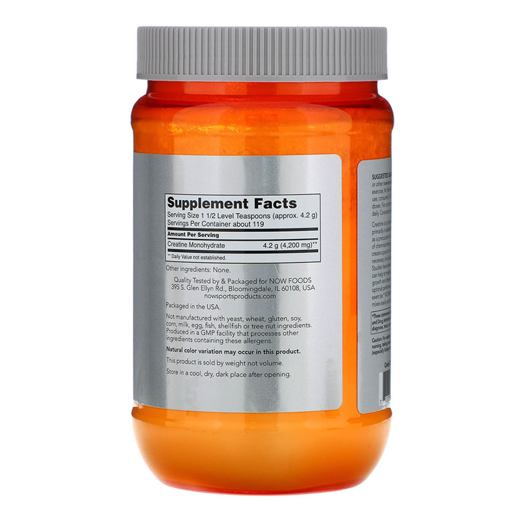 NOW foods Micronized Creatine Monohydrate Powder _2