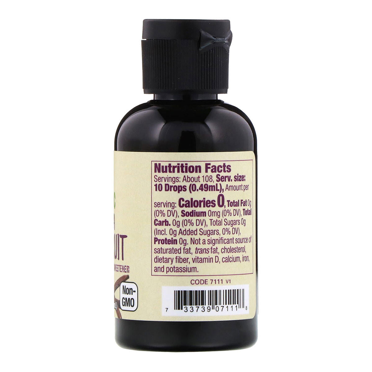 NOW foods Organic Monk Fruit Liquid Vanilla_2