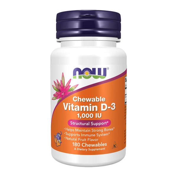 Vitamin D-3 Natural Fruit Flavor 1,000 IU