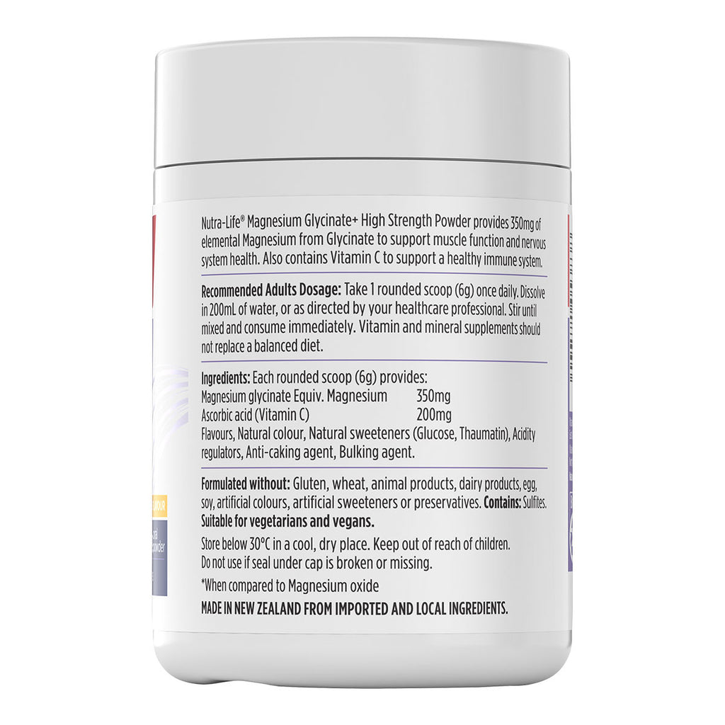 Nutra-Life Magnesium Glycinate + High Strength Powder Citrus _2