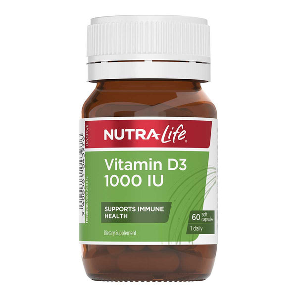 Vitamin D3 1000 IU Capsules