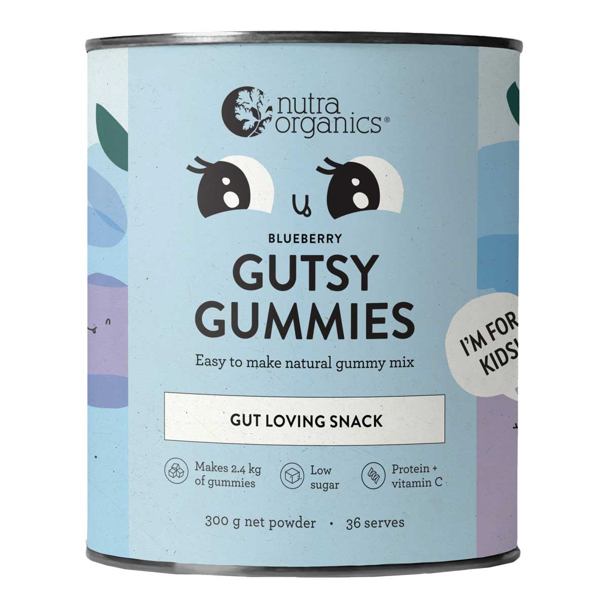 Nutra Organics Blueberry Gutsy Gummies _2