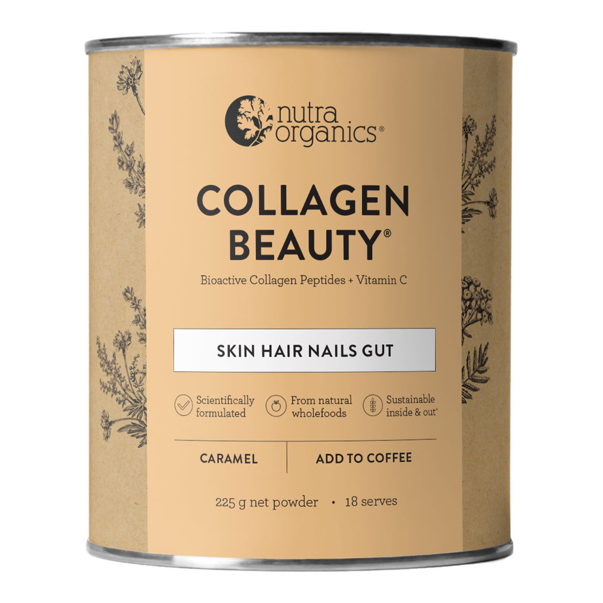 Nutra Organics Collagen Beauty - Caramel _1