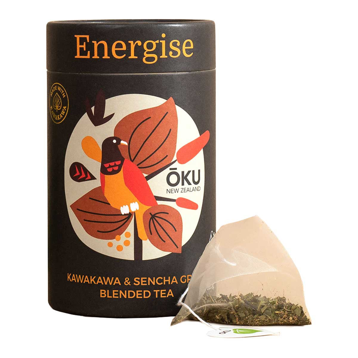 OKU NZ Energise Kawakawa & Sencha Green Blended Tea _2