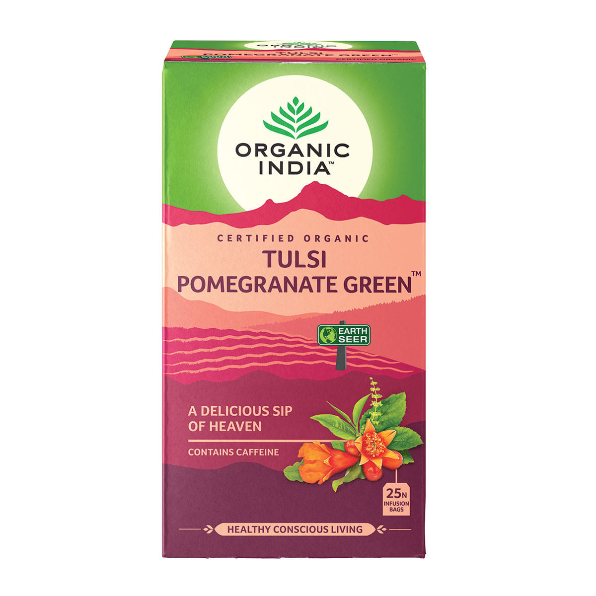 Organic India Tulsi Pomegranate Green Tea_1