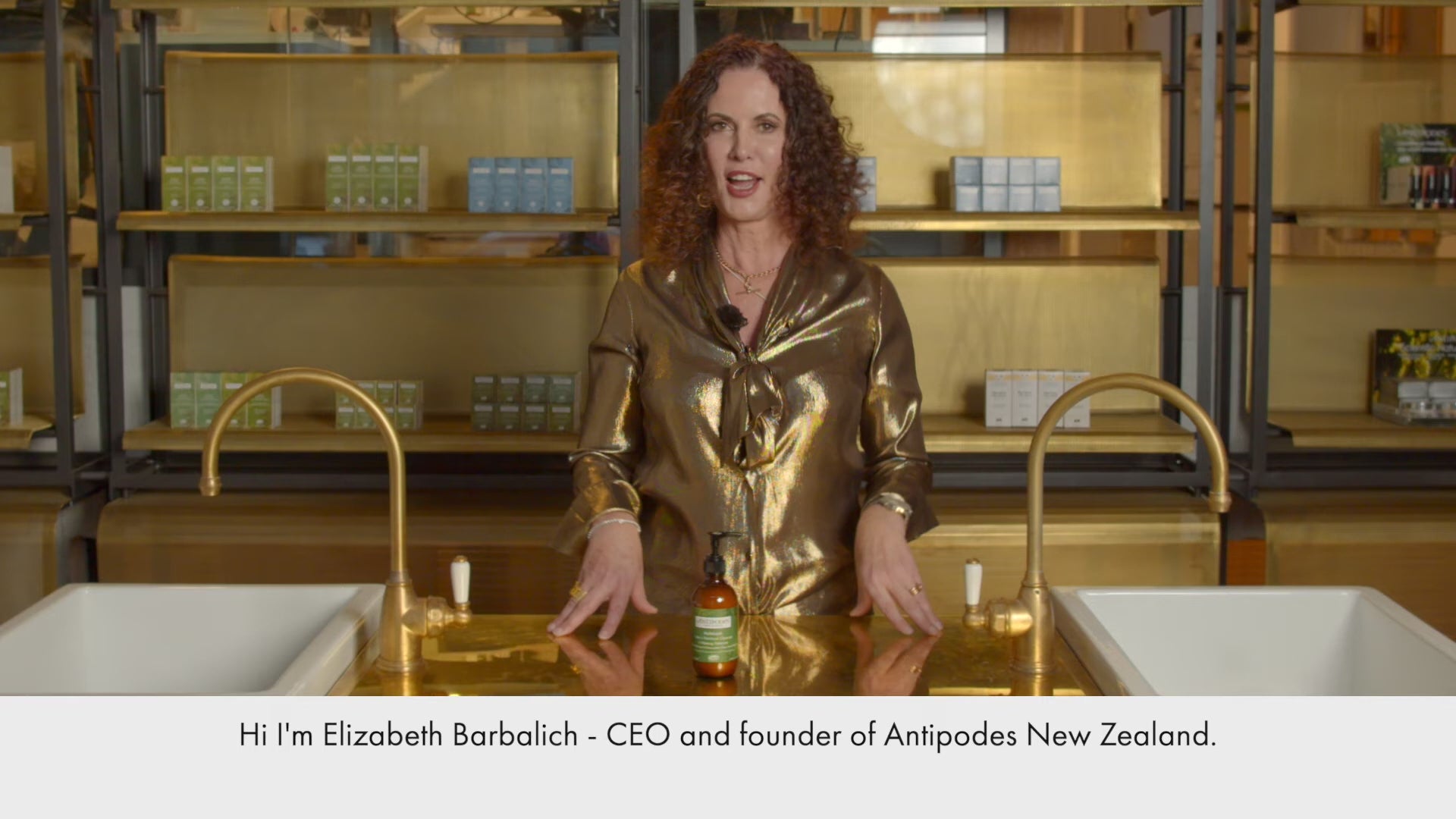 Antipodes founder sharing benefits of Hallelujah Lime & Patchouli Nourishing Cleanser.