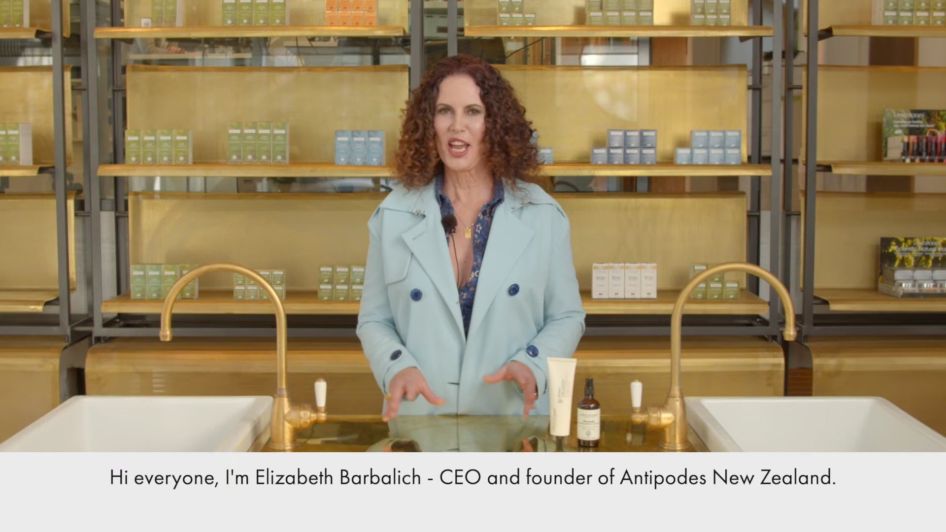 Antipodes founder sharing benefits of Grace Gentle Cream Cleanser & Makeup Remover.