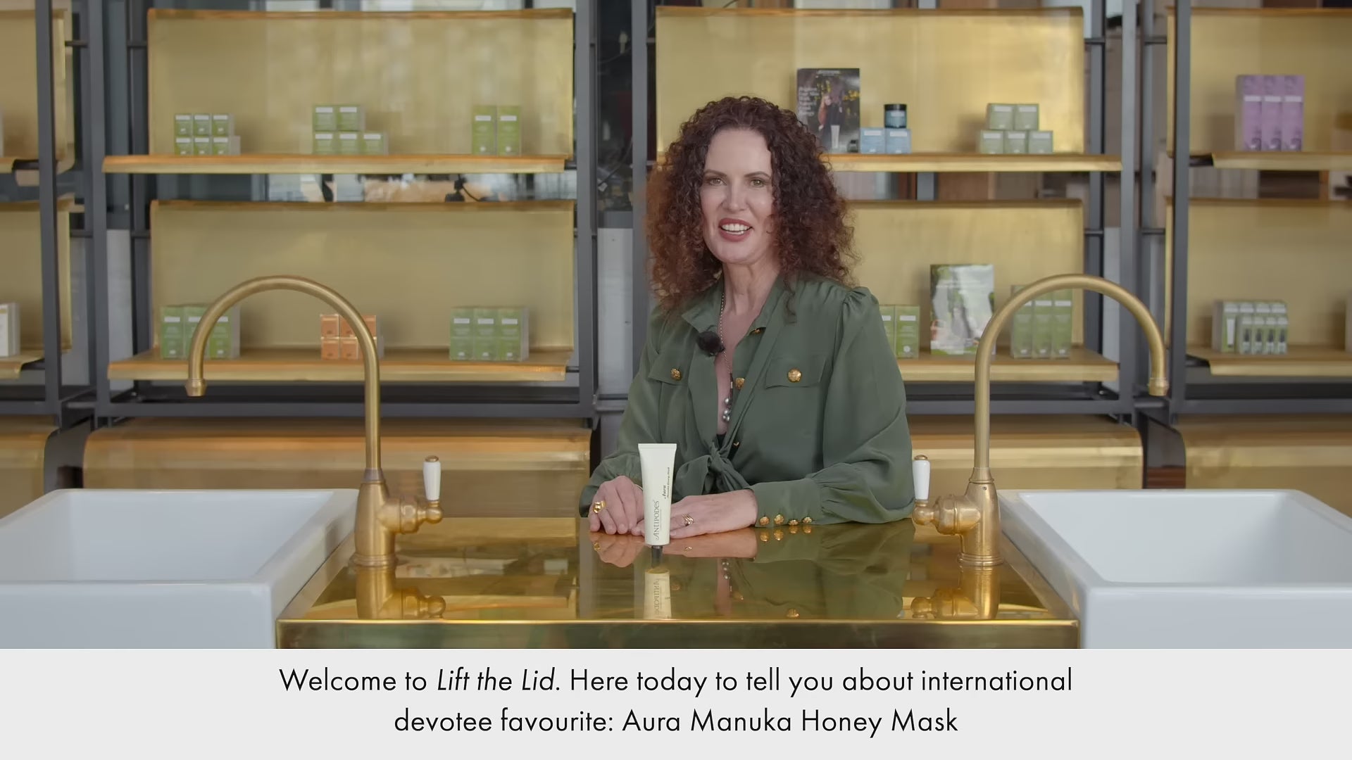 Antipodes founder shares benefits of Aura Manuka Honey Mask.