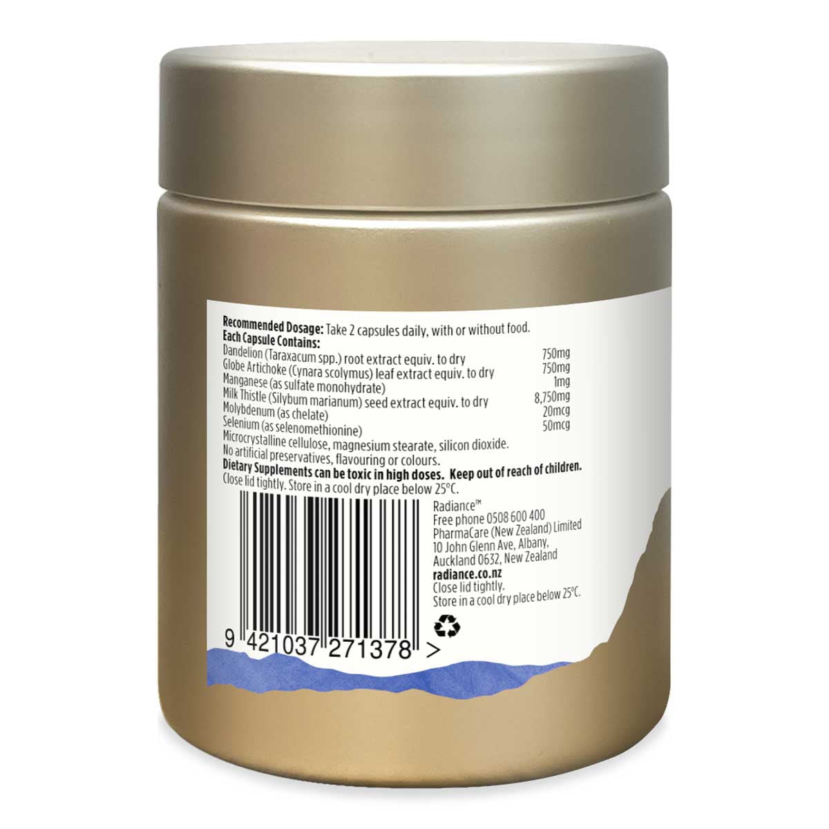 Radiance Liver Detox - Milk Thistle, Dandelion & Globe Artichoke _3