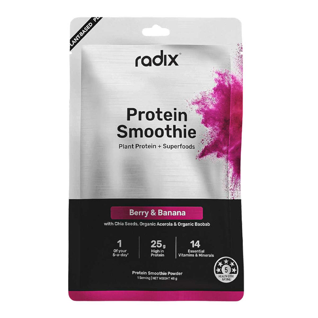 Radix Nutrition Plant Based Protein Smoothie - Berry & Banana _1