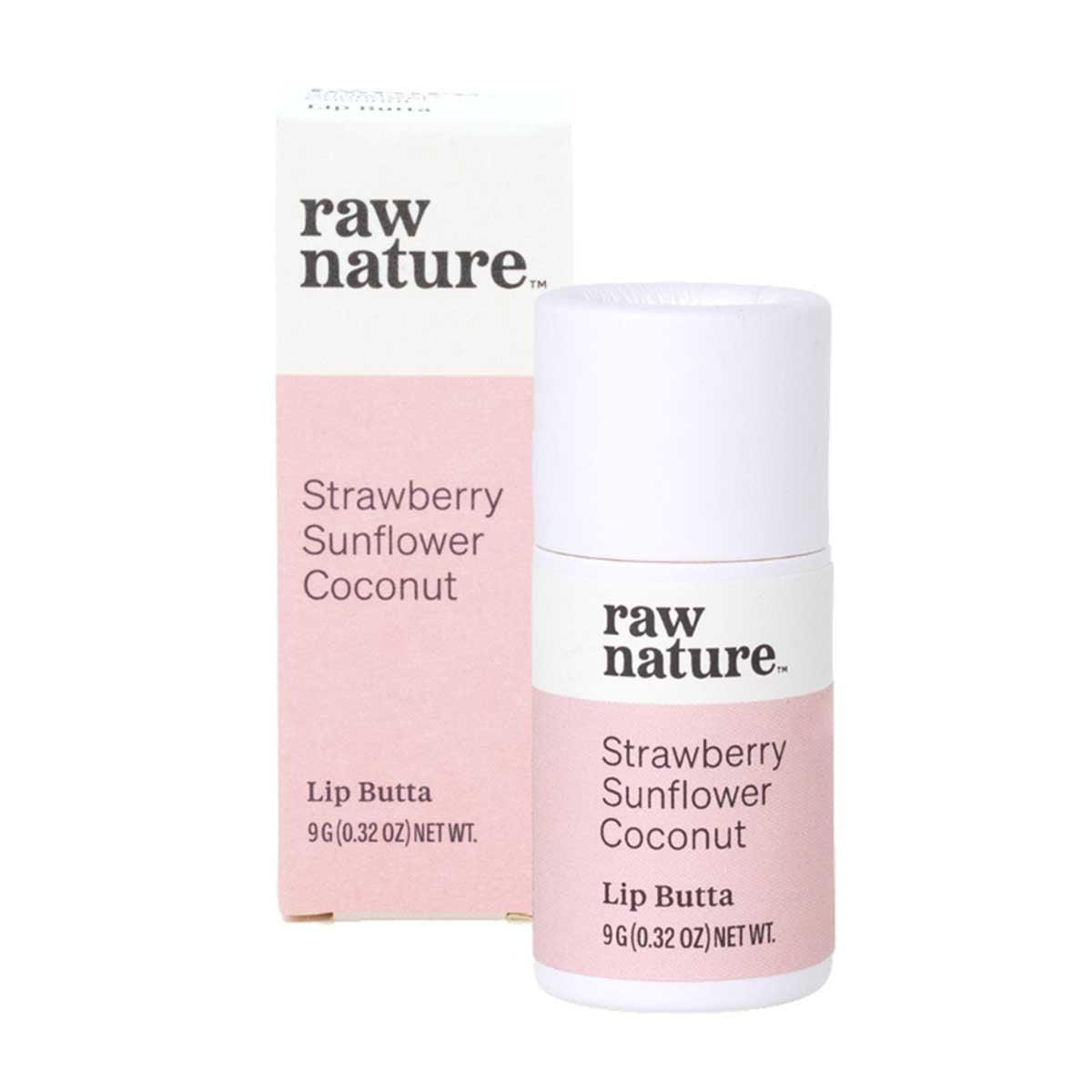 raw nature Strawberry Sunflower Coconut Lip Butta _2