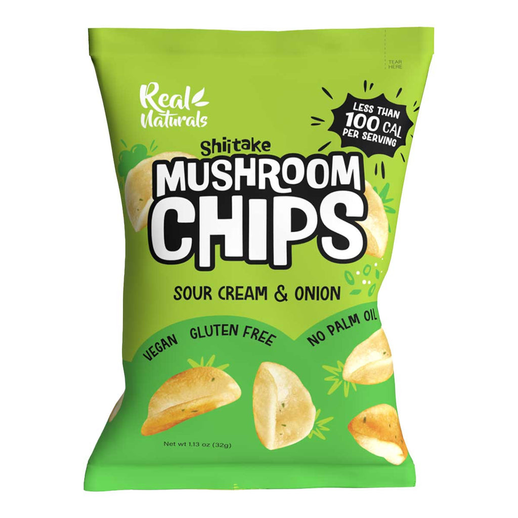 Real Naturals Shiitake Mushroom Chips - Sour Cream & Onion _1