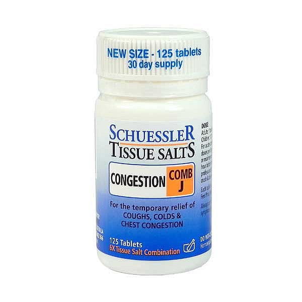 Schuessler Tissue Salts Combination J - Congestion_1