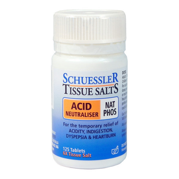 Schuessler Tissue Salts NAT PHOS - Acid Neutraliser Tablets_1