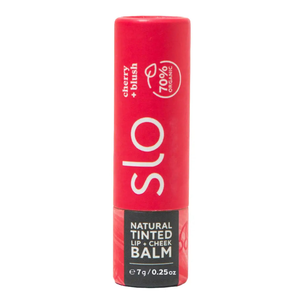 Natural Tinted Lip + Cheek Balm - Cherry + Blush