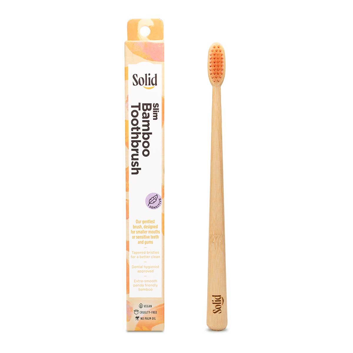 Solid Adult Bamboo Toothbrush - Sensitive _1
