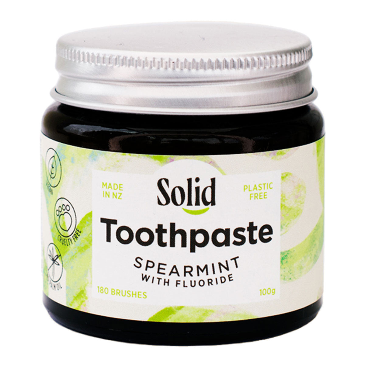 Solid Toothpaste - Spearmint with Fluoride _1